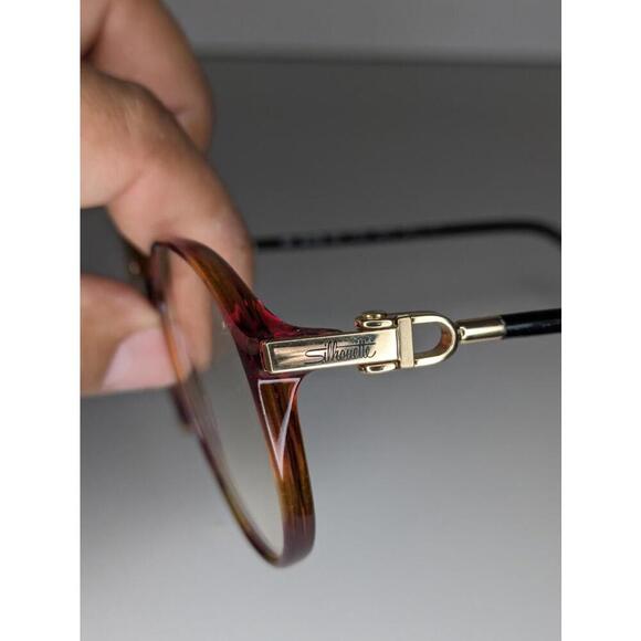 Silhouette M 1779, Vintage 90s Tortoise round sunglasses unisex 53-16-135 - Picture 4 of 9